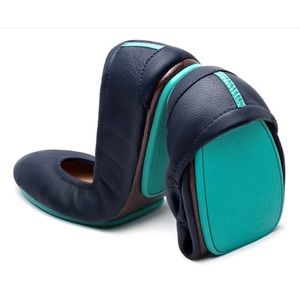 Tieks Ballet Flats California Navy Blue Size 7